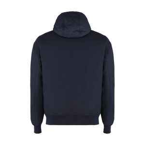 VALSTAR Quilted Hooded Bomber Jacket Men BLUE Outerwear